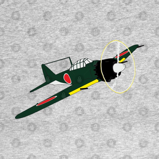 Japanese Mitsubishi A6M ZERO and nothing else by FAawRay